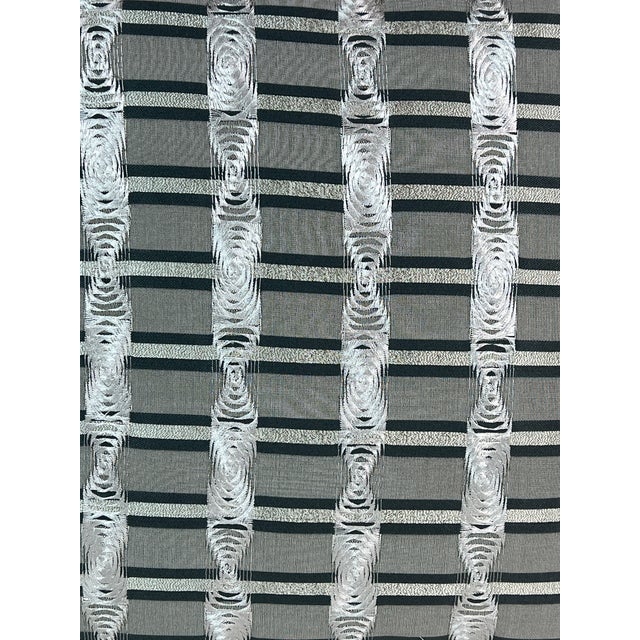 Art Deco Stout Brothers “Neutron 2 Silver” 20” Feather/Down Pillow For Sale - Image 3 of 3
