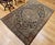 Textile 19th Century Farahan Sarouk Rug, Hand-Knotted Wool, Floral Medallion Pattern, Ivory & Navy, 5x6 For Sale - Image 7 of 18