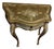 Italian Giltwood Rococo Console Table With Hand-Painted Details, Mid 20th Century For Sale