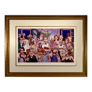 Charles Bragg The Captains Table C. 1990 Original Print For Sale