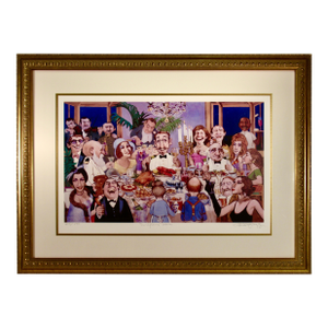 Charles Bragg The Captains Table C. 1990 Original Print