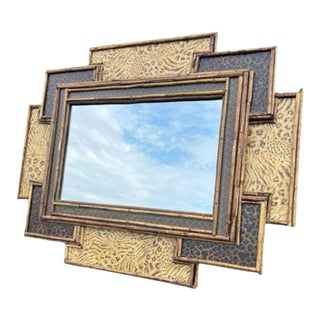 Hollywood Regency Wall Mirror For Sale
