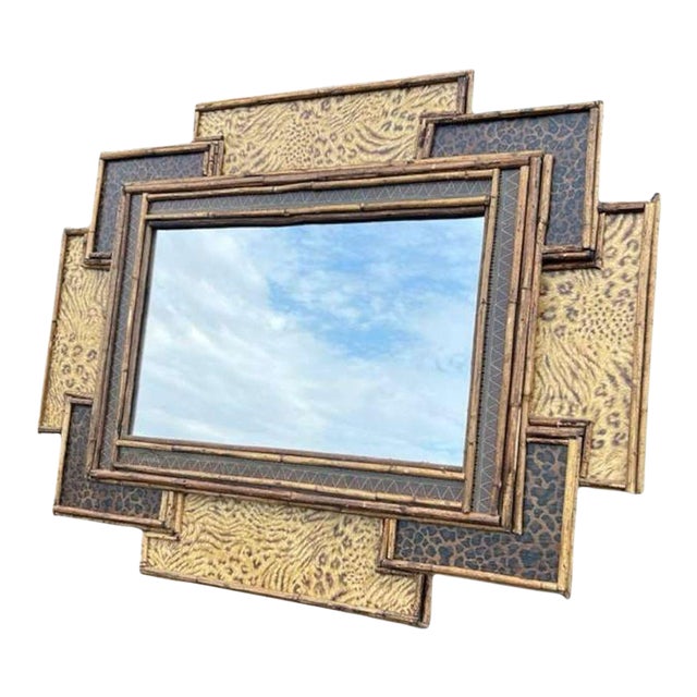 Hollywood Regency Wall Mirror For Sale