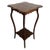 Tall Vintage Art Nouveau Oak Plant Table, 1920s For Sale - Image 3 of 10