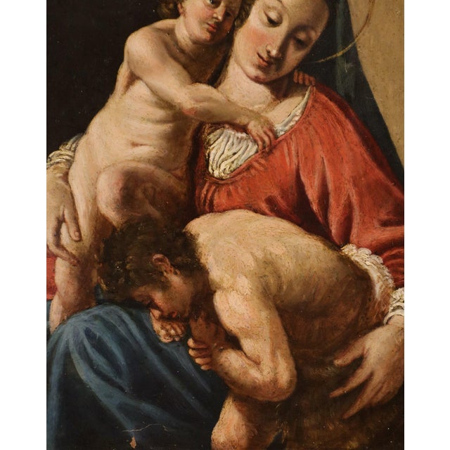 After Antonio Molinari, Madonna, 1600s-1700s, Oil Painting, Framed For Sale - Image 7 of 15