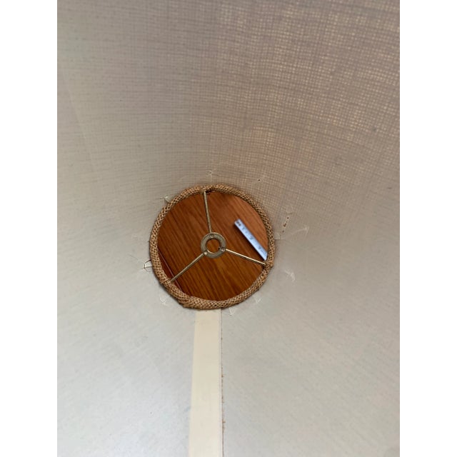 1980s Vintage Casual Lamps of California Tribal Bird Abstract White Plaster Lamps- a Pair For Sale - Image 11 of 13