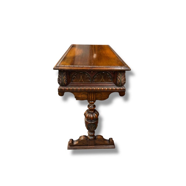 Art Nouveau Antique Spinet Desk For Sale - Image 3 of 4