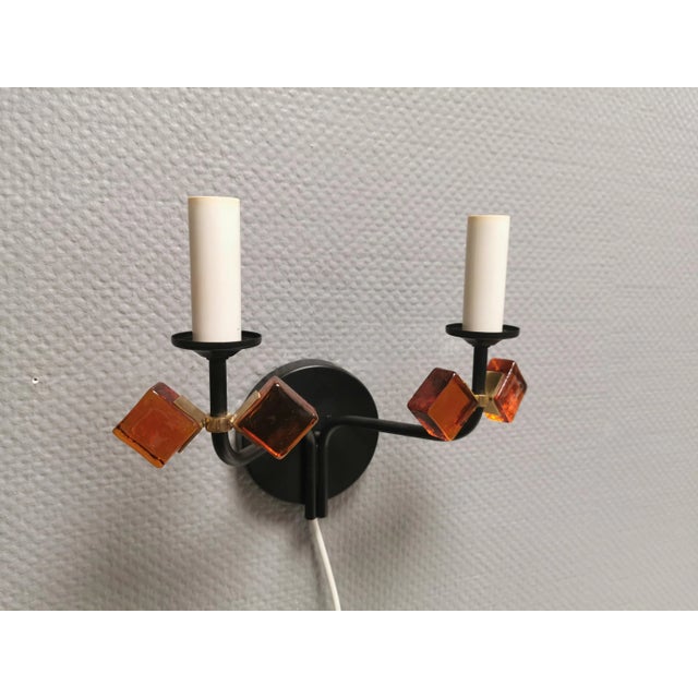 Vintage Wall Lamp by Svend Aage Holm Sørensen for Holm Sørensen & Co, 1950s For Sale - Image 4 of 11