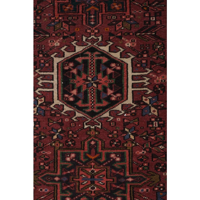 Ruby Red Vintage Anatolian Carpet 2'9'' X 16'4'' For Sale - Image 8 of 12