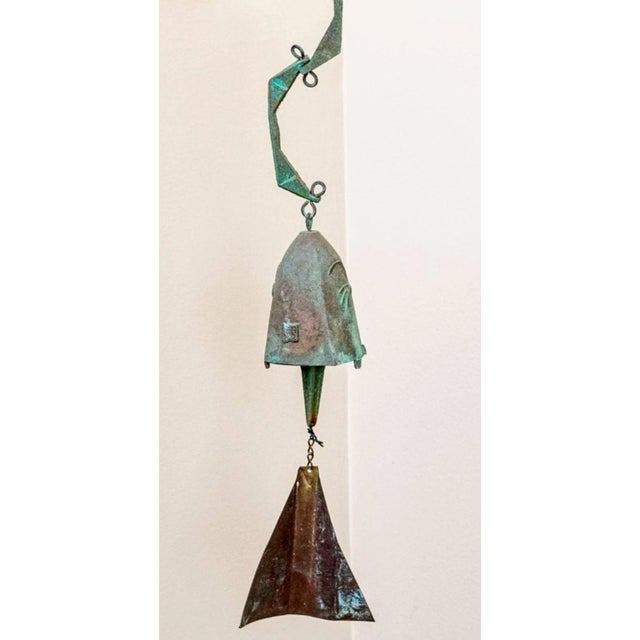 Mid 20th Century Mid-Century Italian Paolo Soleri Wind Chime Sculpture For Sale - Image 5 of 9