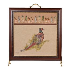 Pheasant & Feathers Tapestry Firescreen