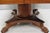 Antique American Empire 54" Square Mahogany Paw Foot Pedestal Base Dining Table For Sale - Image 16 of 18