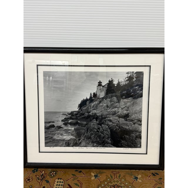 Robert Morris Bass Harbor Point in Acadia Maine Limited Edition Photograph, Certificate For Sale - Image 11 of 11