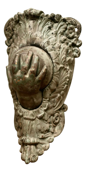 French Bronze Billiard Ball Corner Pocket, 1850