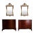 Matched Pair of Georgian Oxbow Front Chests, Mahogany, One Signed Joseph Rawson of Providence, Circa 1790-1810 For Sale