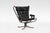 Wood Vintage High Back Superstar Chair in Black Leather by Sigurd Ressell for Trygg Møbler, 1970s For Sale - Image 7 of 7