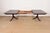Baker Furniture Style Georgian Mahogany Double Pedestal Extension Dining Table, Newly Refinished For Sale - Image 10 of 15