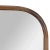 2020s Deco Mod Chestnut Stain Mirror For Sale - Image 5 of 7