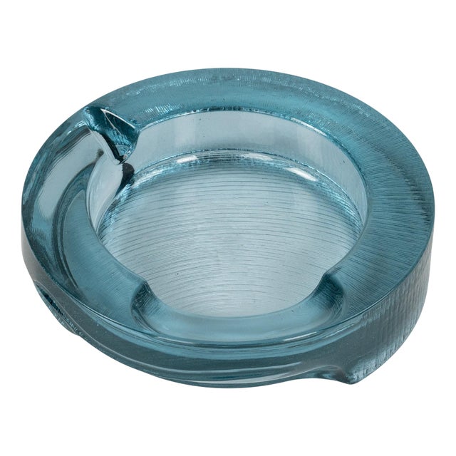 Mid-Century Glass Ashtray by Fabio Frontini for Arnolfo Di Cambio, Italy, 1970s For Sale