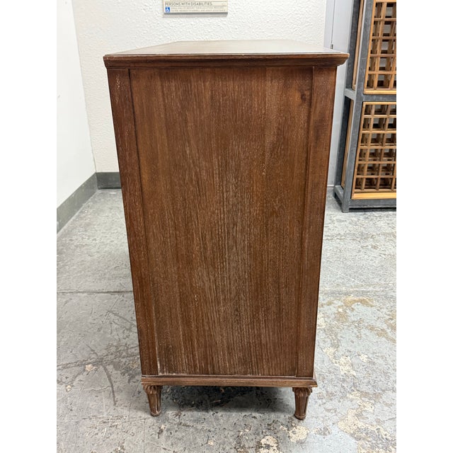 2010s Restoration Hardware Maison Dresser, Antiqued Coffee For Sale - Image 5 of 12