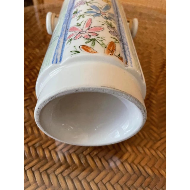 Grissini Vase in Bamboo and Ceramic by Taddeï For Sale - Image 5 of 7