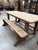 Wood 19th Century Benches, Set of 2 For Sale - Image 7 of 9