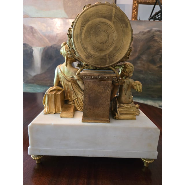Antique French Louis Xv Museum Cherub Putti Clock For Sale - Image 9 of 9