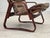 1970s Norwegian Lounge Chair in Brown Furniture Leather, 1970s For Sale - Image 5 of 18