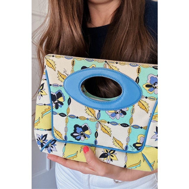 Emilio Pucci Vintage Pucci Clutch For Sale - Image 4 of 10