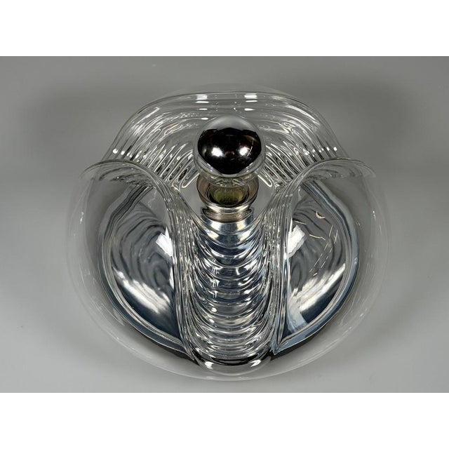 Wave Wall Lamp by Koch & Lowy for Peill & Putzler, 1970s For Sale - Image 13 of 18