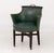 Mid 20th Century Regency Style Upholstered Ebonized Armchair For Sale - Image 5 of 9