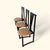 Set of Six BiF Postmodern Black Lacquer Dining Chairs, 1980s For Sale - Image 14 of 17