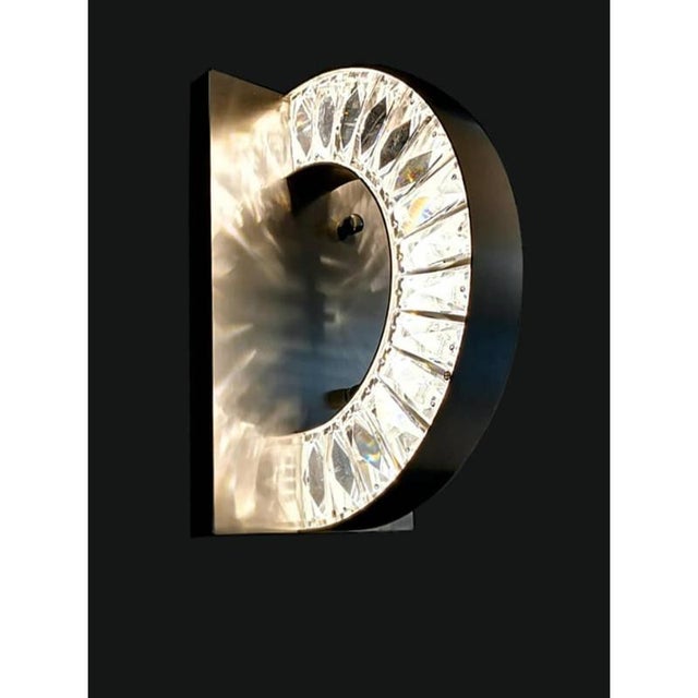 Contemporary Collection Orione Wall Lamp in Gold and Crystal by Jago For Sale - Image 3 of 6