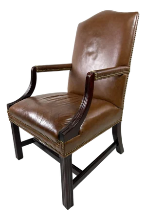 Hancock and Moore Classic Brown Leather Armchair.