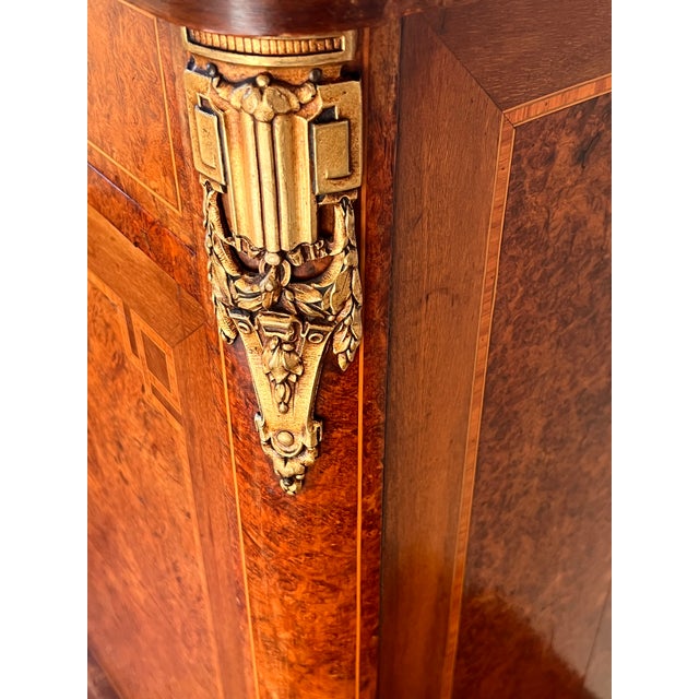 Late 19th Century Late 19th Century French Louis XVI Style Ormolu (Gilded Bronze Mounts) Server/ Sideboard For Sale - Image 5 of 18