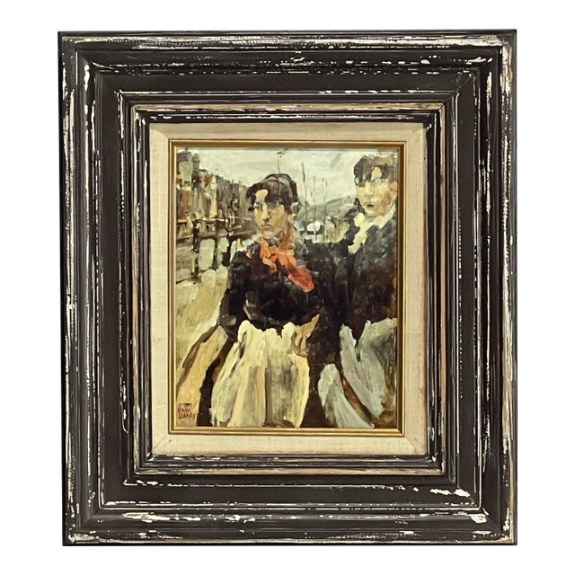 Two Maids in Amsterdam — After Isaac Israëls, C. 1894 — Hand-Textured Fine Art Print For Sale