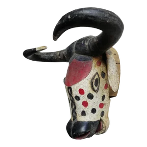 Early 20th Century Bidjogo Guinea Cow Mask