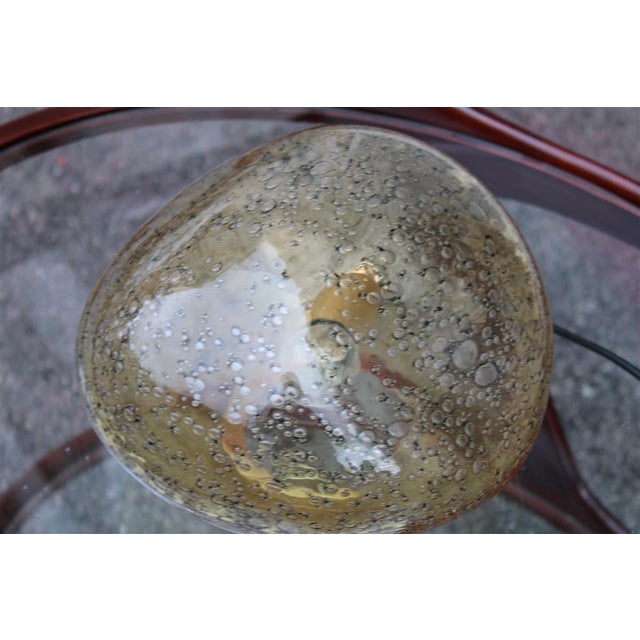 Pulegoso Murano Glass Table Lamp from Veart, 1970 For Sale - Image 10 of 12