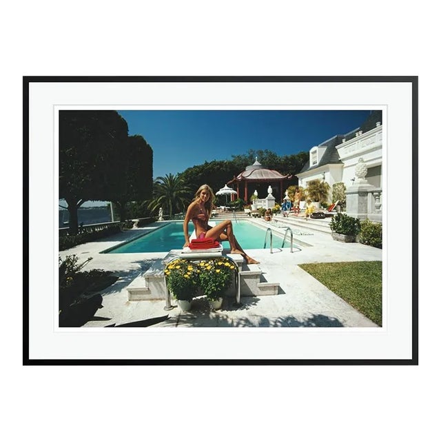Lillian Crawford 1970 by Slim Aarons Framed C-Print For Sale