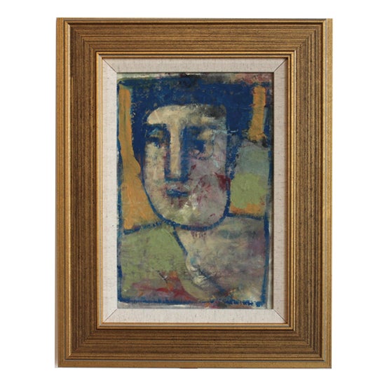 Hidden Portraits XIII, 1980s-1990s, Acrylic on Canvas For Sale