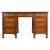 Vintage Burr Walnut Pedestal Desk, 1920 For Sale - Image 12 of 12