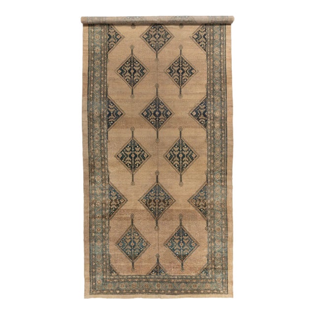 19th Century Antique Gallery Rug 7'10 X 19'2 For Sale