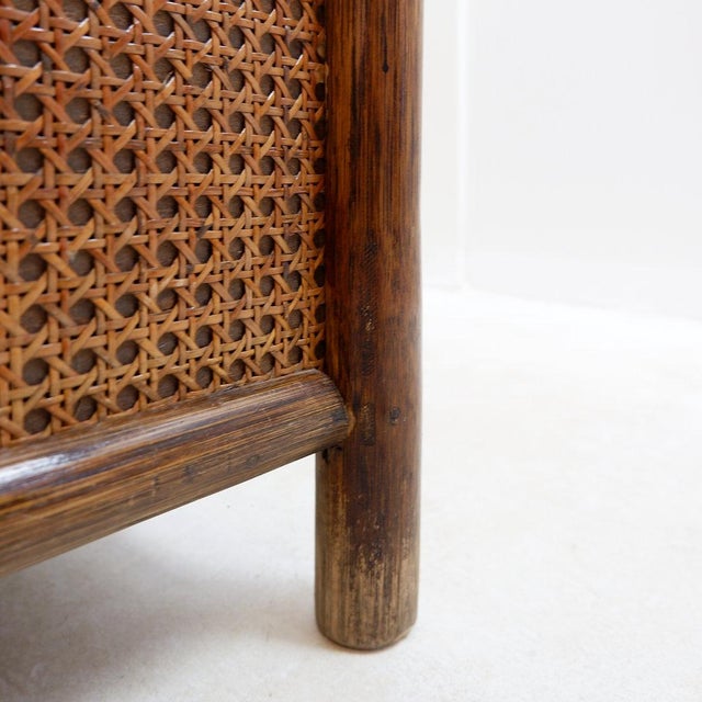 Mid-Century Bamboo and Cane Sideboard, 1960s For Sale - Image 4 of 16