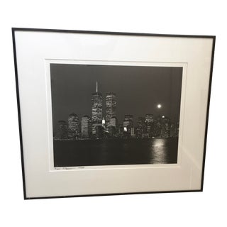 Henri Silberman Original Lower Manhattan Pre-9/11 B/W Photography Print For Sale