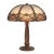 Mid 20th Century Art Nouveau Bronze Bradley & Hubbard Table Lamp For Sale