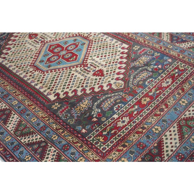 Vintage Shirvan Rug 6'2'' x 9'5'' For Sale In New York - Image 6 of 11