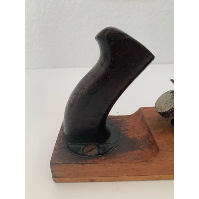 Wood 1930s Original 1932 Block Panel Long 10" by Hibbard Spencer Bartlett & Co. For Sale - Image 7 of 13