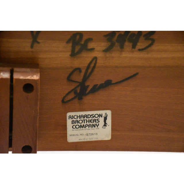 Cherry King Bed by Richardson Brothers For Sale - Image 11 of 11