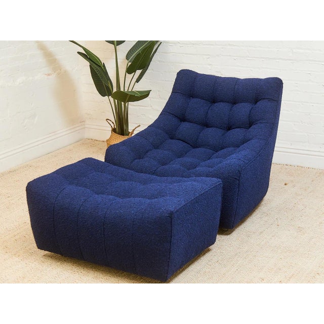 Mid-Century Modern Mid 20th Century Styled After Milo Baughman for Thayer Coggin Scoop Chair For Sale - Image 3 of 12