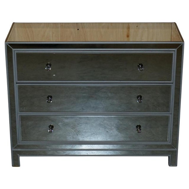 Italian Style Mirrored Chest of Drawers For Sale - Image 14 of 14